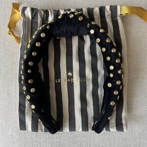 Lele Sadoughi Crystal Velvet Headband